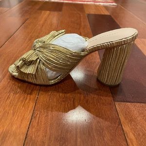 Loeffler Randall Penny pleated heels size 7 brand new